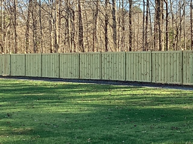 custom wood privacy fence